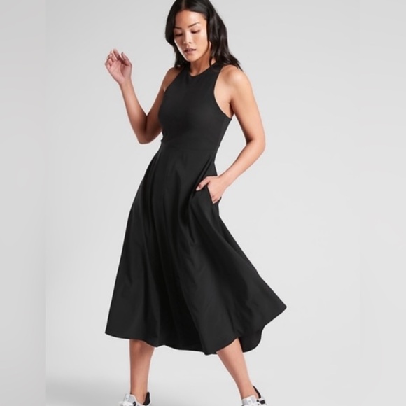 Athleta Dresses & Skirts - Elegant Black Sleeveless Dress